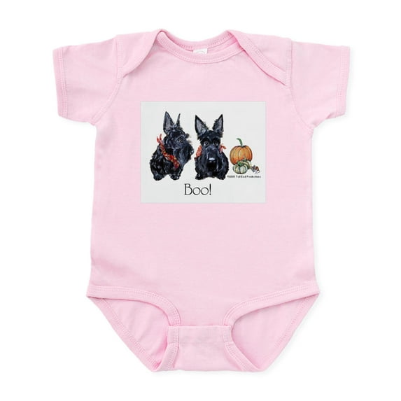 CafePress - Halloween Scotties Infant Bodysuit - Baby Light Bodysuit, Size Newborn - 24 Months