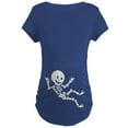 thumbnail image 1 of CafePress - Halloween Skeleton Maternity Dark T Shirt - Maternity Dark T-Shirt, 1 of 3