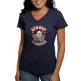 thumbnail image 1 of CafePress - Halloween Spooky Grandma T Shirt - Women's V-Neck Dark T-Shirt, 1 of 4