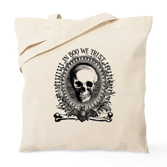 CafePress - Halloween Spooky Money Tote Bag - Unisex Canvas Tote Bag, Beige, 1-Piece