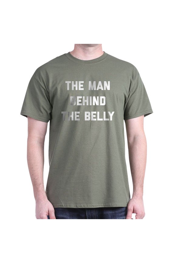 - Halloween The Man Behind The Belly Dark T Shirt - Men's Classic Graphic Cotton T-Shirt