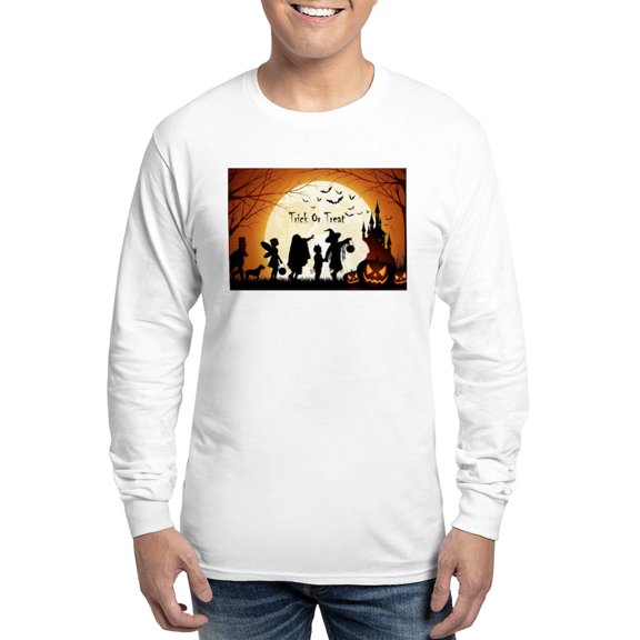 CafePress - Halloween Trick Or Treat Kids Long Sleeve T Shirt - Unisex Cotton Long Sleeve T-Shirt