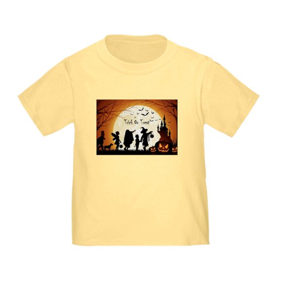 CafePress - Halloween Trick Or Treat Kids T Shirt - Cute Toddler T-Shirt, 100% Cotton