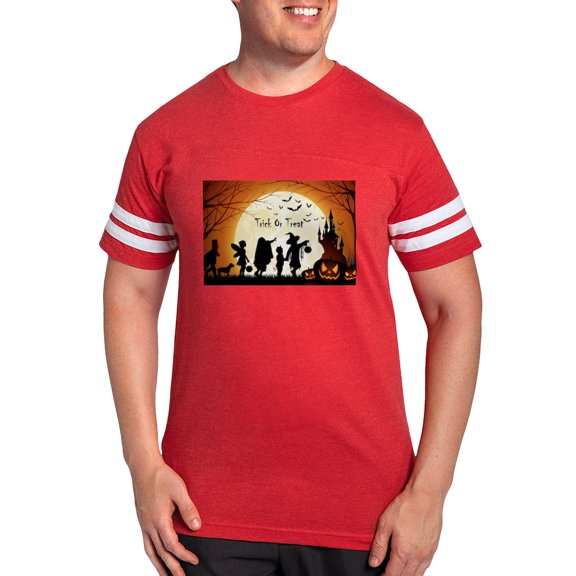 CafePress - Halloween Trick Or Treat Kids T Shirt - Mens Football Shirt
