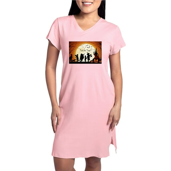 CafePress - Halloween Trick Or Treat Kids - Women's Nightshirt