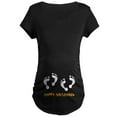 thumbnail image 1 of CafePress - Halloween Twin Footprints Maternity Dark T Shirt - Maternity Dark T-Shirt, 1 of 3