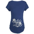 thumbnail image 1 of CafePress - Halloween Twin Skeletons Maternity Dark T Shirt - Maternity Dark T-Shirt, 1 of 3