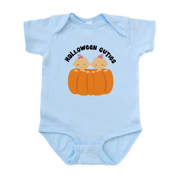 CafePress - Halloween Twins Infant Bodysuit - Baby Light Bodysuit, Size Newborn - 24 Months