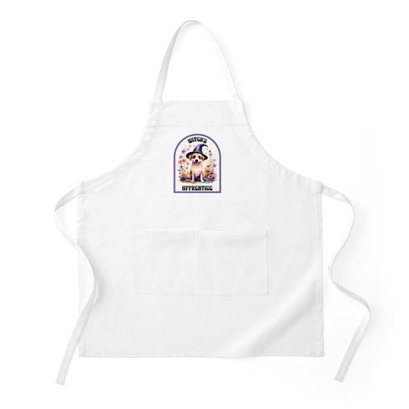 CafePress - Halloween Witch Apprentice - Kitchen Apron with Pockets, Grilling Apron, Baking Apron