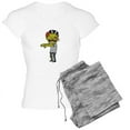 thumbnail image 1 of CafePress - Halloween Zombie - Women's Light Pajamas, 1 of 4