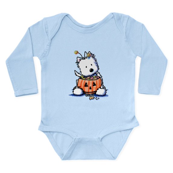 CafePress - Hallowestie Long Sleeve Infant Bodysuit - Long Sleeve Cotton Baby Bodysuit
