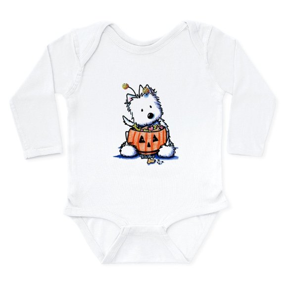 CafePress - Hallowestie Long Sleeve Infant Bodysuit - Long Sleeve Cotton Baby Bodysuit