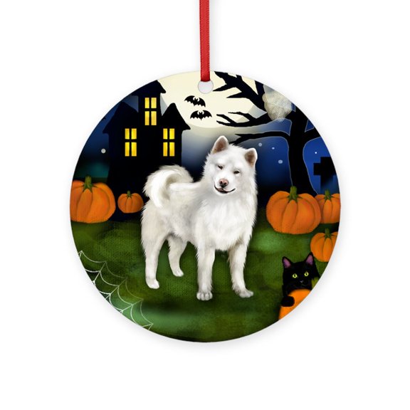 CafePress - Halp Wa - Round Wood Ornament 4"