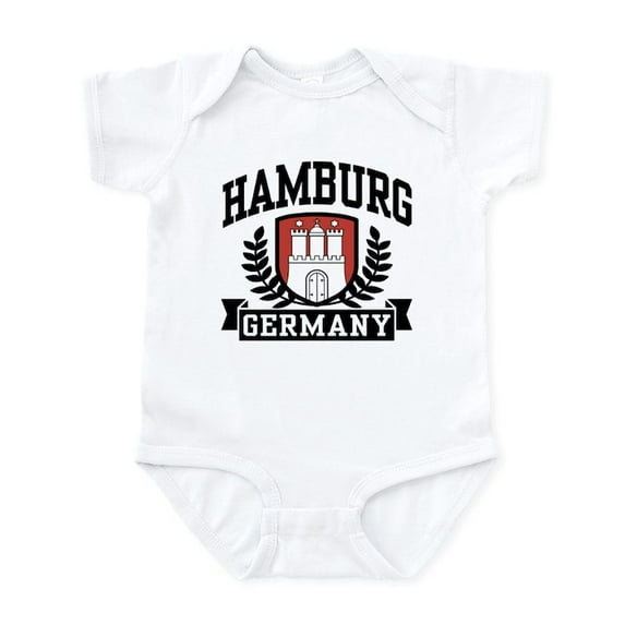 CafePress - Hamburg Germany Infant Bodysuit - Baby Light Bodysuit, Size Newborn - 24 Months