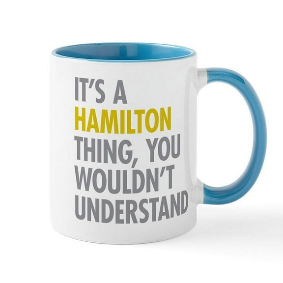 CafePress - Hamilton Thing Mugs - 11 oz Ceramic Mug - Novelty Coffee Tea Cup