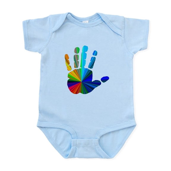 CafePress - Hand Infant Bodysuit - Baby Light Bodysuit, Size Newborn - 24 Months