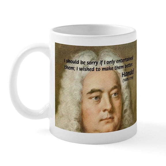 CafePress - Handel's Messiah Mug - 11 oz Ceramic Mug - Novelty Coffee Tea Cup