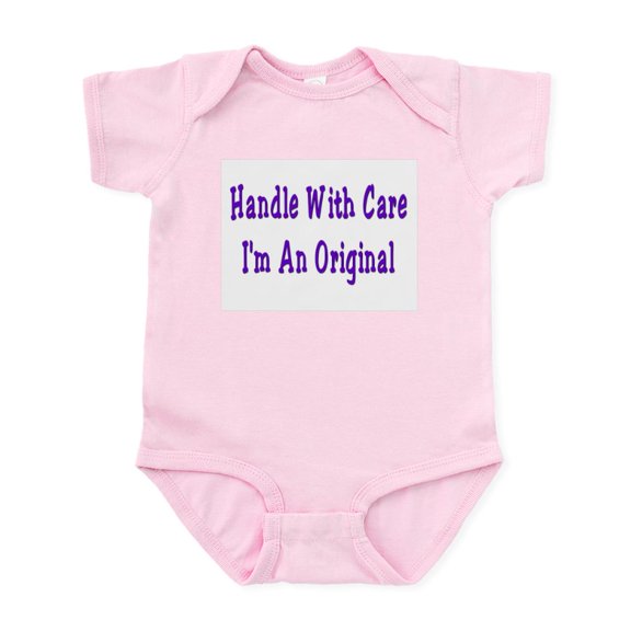 CafePress - Handle With Care Infant Bodysuit - Baby Light Bodysuit, Size Newborn - 24 Months