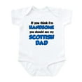 thumbnail image 1 of CafePress - Handsome Scottish Dad Infant Bodysuit - Baby Light Bodysuit, Size Newborn - 24 Months, 1 of 4