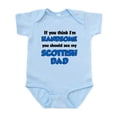 thumbnail image 1 of CafePress - Handsome Scottish Dad Infant Bodysuit - Baby Light Bodysuit, Size Newborn - 24 Months, 1 of 4