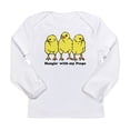 thumbnail image 1 of CafePress - Hangin With My Peeps Long Sleeve T Shirt - Long Sleeve Infant T-Shirt, 1 of 2