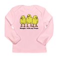 thumbnail image 1 of CafePress - Hangin With My Peeps Long Sleeve T Shirt - Long Sleeve Infant T-Shirt, 1 of 2