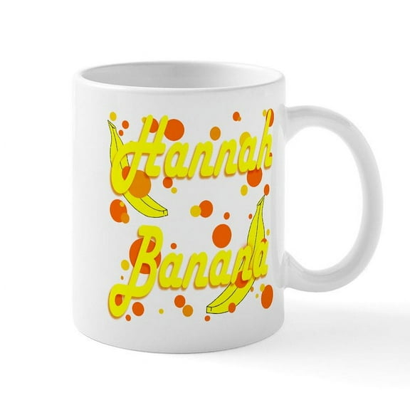 CafePress - Hannah Banana Mug - 11 oz Ceramic Mug - Novelty Coffee Tea Cup