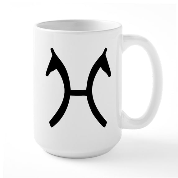 CafePress - Hanoverian Verband Large Mug - 15 oz Ceramic Large White Novelty Mug