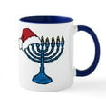 thumbnail image 1 of CafePress - Hanukkah And Christmas - 11 oz Ceramic Mug - Novelty Coffee Tea Cup, 1 of 4