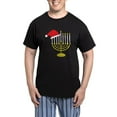 thumbnail image 1 of CafePress - Hanukkah And Christmas Men's Dark Pajamas - Men's Dark Loose Fit Cotton Pajama Set, 1 of 7