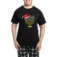 thumbnail image 1 of CafePress - Hanukkah And Christmas Men's Dark Pajamas - Men's Dark Loose Fit Cotton Pajama Set, 1 of 7