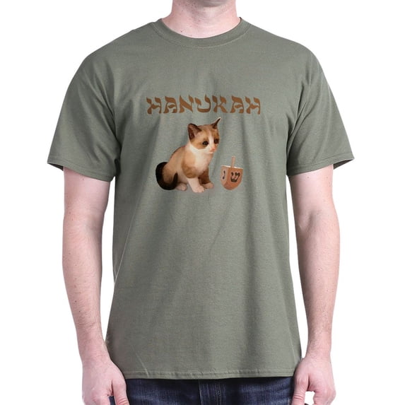 CafePress - Hanukkah T Shirt - Men's Classic Graphic Cotton T-Shirt