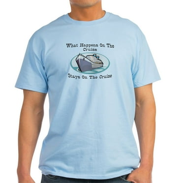 CafePress - Happens On The Cruise Light T Shirt - Men's Classic Graphic T-Shirt