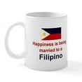 thumbnail image 1 of CafePress - Happily Married To A Filipino Mug - 11 oz Ceramic Mug - Novelty Coffee Tea Cup, 1 of 3