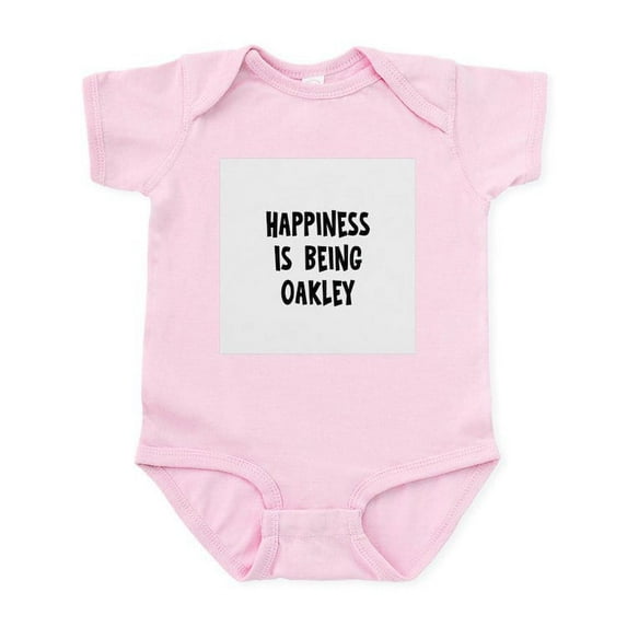 CafePress - Happiness Is Being Oakley Infant Bodysuit - Baby Light Bodysuit, Size Newborn - 24 Months