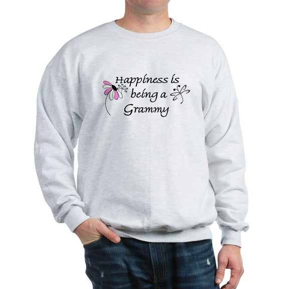 CafePress - Happiness Is Grammy Sweatshirt - Crew Neck Sweatshirt