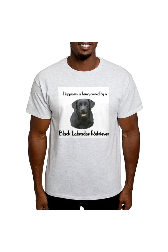 - Happiness Labrador Ash Grey T Shirt - Men's Classic Graphic T-Shirt