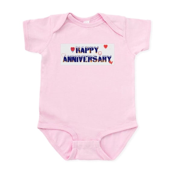 CafePress - Happy Anniversary Melt Infant Bodysuit - Baby Light Bodysuit, Size Newborn - 24 Months
