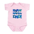 thumbnail image 1 of CafePress - Happy Birthday Dad Body Suit - Baby Light Bodysuit, Size Newborn - 24 Months, 1 of 4