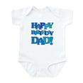 thumbnail image 1 of CafePress - Happy Birthday Dad Body Suit - Baby Light Bodysuit, Size Newborn - 24 Months, 1 of 4
