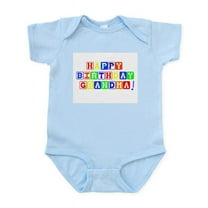 CafePress - Happy Birthday Grandma Infant Bodysuit - Baby Light Bodysuit, Size Newborn - 24 Months
