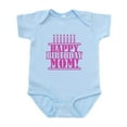 thumbnail image 1 of CafePress - Happy Birthday Mom Infant Bodysuit - Baby Light Bodysuit, Size Newborn - 24 Months, 1 of 4