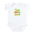 thumbnail image 1 of CafePress - Happy Birthday Mommy Infant Bodysuit - Baby Light Bodysuit, Size Newborn - 24 Months, 1 of 4