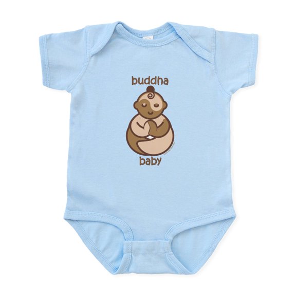 CafePress - Happy Buddha Baby : Flesh Tones Infant Bodysuit - Baby Light Bodysuit, Size Newborn - 24 Months