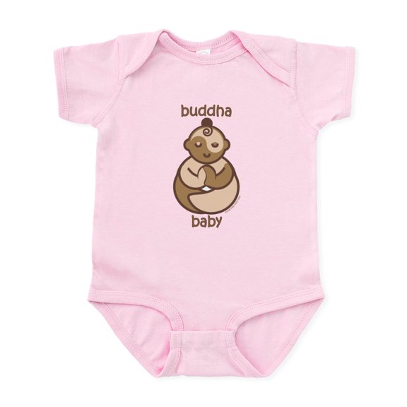 CafePress - Happy Buddha Baby : Flesh Tones Infant Bodysuit - Baby Light Bodysuit, Size Newborn - 24 Months