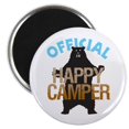 thumbnail image 1 of CafePress - Happy Camper Magnet - 2.25" Round Magnet, Refrigerator Magnet, Button Magnet Style, 1 of 3