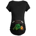 thumbnail image 1 of CafePress - Happy Camper Maternity T Shirt - Maternity Dark T-Shirt, 1 of 1
