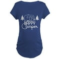 thumbnail image 1 of CafePress - Happy Camper Maternity T Shirt - Maternity Dark T-Shirt, 1 of 3