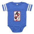 thumbnail image 1 of CafePress - Happy Christmas Krampus - Cute Infant Baby Football Bodysuit, 1 of 3