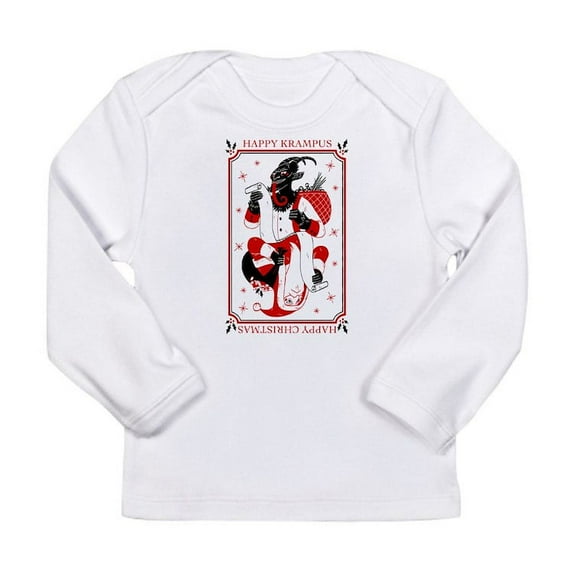 CafePress - Happy Christmas Krampus Long Sleeve T Shirt - Long Sleeve Infant T-Shirt